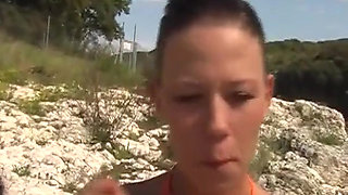 Two German Lesbians Showing How to Finger Each Other