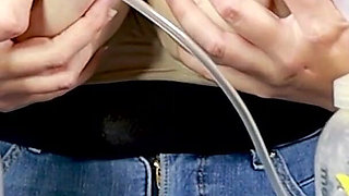 Milking My 36 H Tits