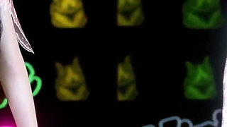 Beauty Lady Ride the Cock at Club- 3D Animation