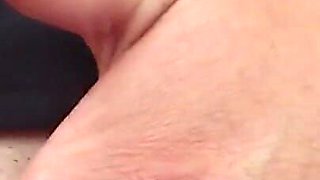 Soaked & Horny - I Finger Myself Hard While My Husband Drives!