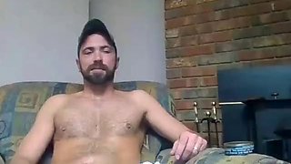 Daddy in Jeans Jerk Off on Webcam