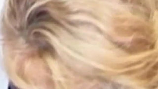 French Cum Eating Slut Got to Please Two Cocks in Office