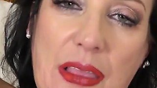 Horny Mature Alex Gives Her Wet Pussy a Dildo Treat
