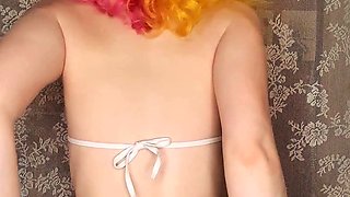 Blonde Teen Solo Masturbation