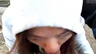 Asian Amateur Couple's Blowjob and Cum Swallowing Extravagan