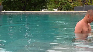 My Darling Fucks Me in the Pool of the Villa!