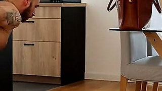A Dominant Secretary Rebellious Against Her Boss in the Break Room! Mistress Julia