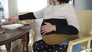 pregnant wife cheating with her servant while husband is at work