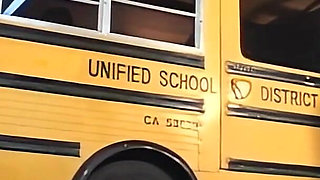 A Young Lilly Thai Fucked Like a Little Slut in the School Bus