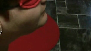 Full Load of - Blindfolded I Get a Thick Load of in My Mouth and Have to Swallow Well.