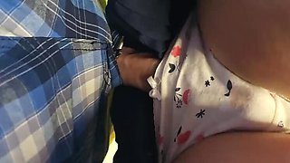 Jessy Amateur Japanese Wife Groped and Fucked by Stranger on Subway - Cock in Panties Creampie