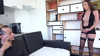 Gih Spanic, Horny Slim Brazilian Cutie, Fucked Very Hard By Huge