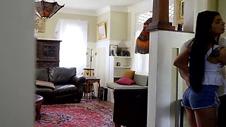 Gina Valentina Punished By Step Father