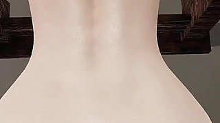 Tomoe Mami's Hot 3D Hentai Floor Side Fuck with Tight Pussy Close-up, Doggystyle Bondage Action, and Tied Lifting Hardcore