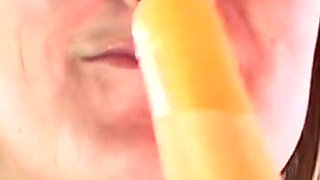 Pop the Sicle - Busty Blonde MILF with Insatiable Oral Fixation