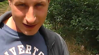 Beautiful German Gets Seduced and Banged in the Forest