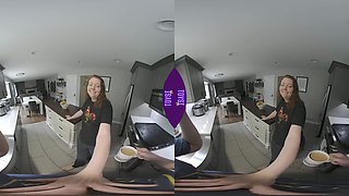 Coffee Time Kitchen Blowjob