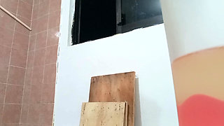 in the kitchen showing her tits to her stepson