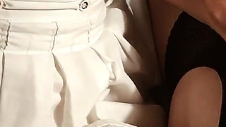 Mistress Edging Slave Slapping Balls but Orgasm Denied