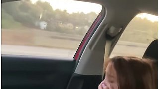 Alice Miller - Fingering My Girl In The Fast Lane While The Pressure Builds Public Orgasm On The Highway