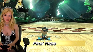USA sexiest blonde pregnant big boobs beauty webcam show