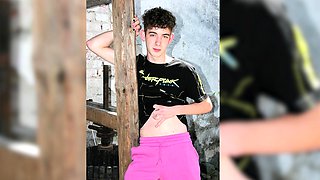 Skinny curly boy with monster dick and big balls pic comp