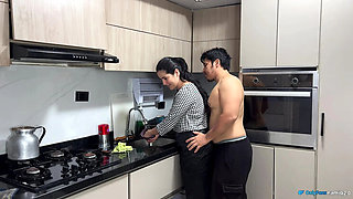 Dakotasex Rough Fuck: Boss Takes Advantage for Hardcore Creampie with Big Tits Stepmom
