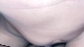 Cumshot on Big Tits Step Stepsister's Pussy