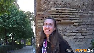 She LOSES HER PURITY at her first-ever pornography! 18yo Carolina and her fuck-a-thon adventures