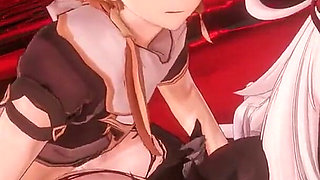 Genshin Impact - Ronova and Anastasya Passionate Sex - 3D Hentai Animations
