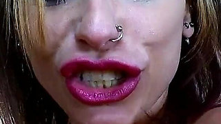 Horny skinny MILF Gina Snake with step son at first fuck