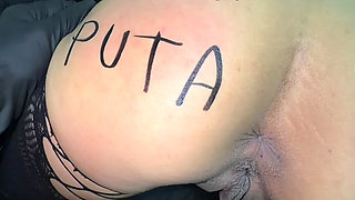 A Subscriber Asked Me to Write Puta on My Ass - Blair Nymph
