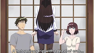 Taking a bath with sassy babes is peak experience for a thick cock