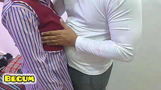 BF Tooks Her GF to His Friends Flat and Fucked Her