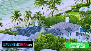 This is a exclusive step-father's day vacation - daughters are stepdad pecker virgins no more