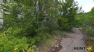 Hunt4k. slutty brunette luvs a spunky assfuck screw with a stranger