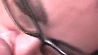 Sexy Teen Secretary Giving the Perfect Blowjob for Boss