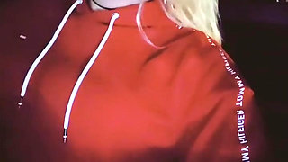 Hot Tranny Smoking 120's in Public