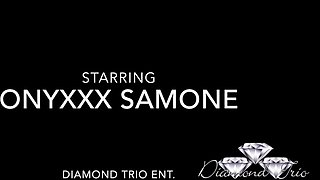 Onyxxx Samone & Paris Allure Drill and Inhale Dual Sided Fake penis