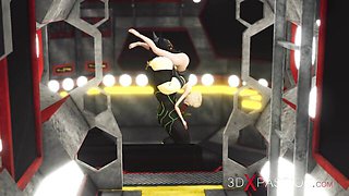 Blonde xxx with innocent Anubis from 3DXPassion