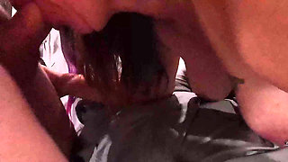 Horny mature milf takes me to bed after her night out