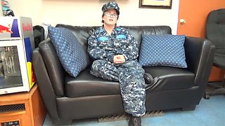 Violet Sweety Navy Casting Anal POV with Preston Philips