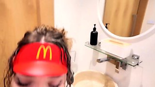 Mcdonald’S Girl Fucks To Fix Her Mistake   FULL VIDEO HD