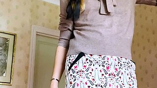 Amateur MILF blonde public toilet sex