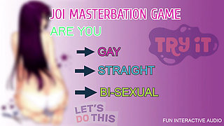 AUDIO ONLY - JOI masturbation game are you straight gay or bi