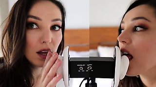 Orenda ASMR Twin Mic Licking OnlyFans Video