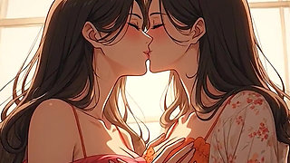 AI Generated Kissing Cartoon content, Uncensored video of 18 Year old Anime Girl, 3D Porn Cartoon on closeup by Kiidzy Animates