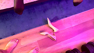 Chinese MILF puts on sexy lingeries and high heels to get pounded hard by me