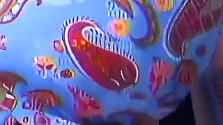 90s Hairy Beach Girl Frolicks and Fucks Messy!