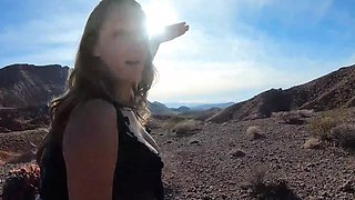 Sexy Buxom Bootylicious Babe Shakes Her Big Butt-plugged Ass While Riding Her BF's Dick In the Tent